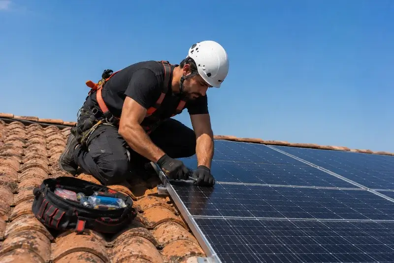 Maintenance et monitoring de panneaux solaires au Grau-du-Roi