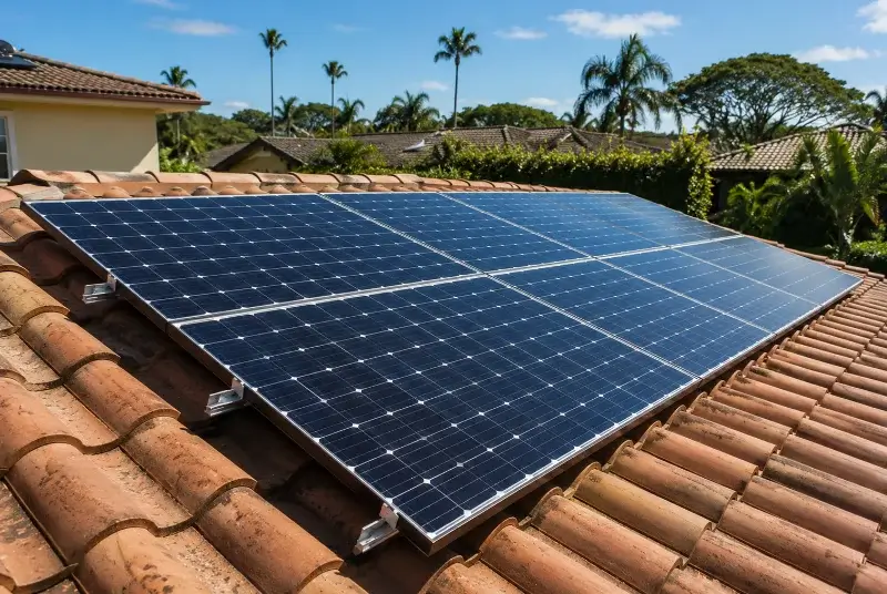 Installation de panneaux solaires au Grau-du-Roi